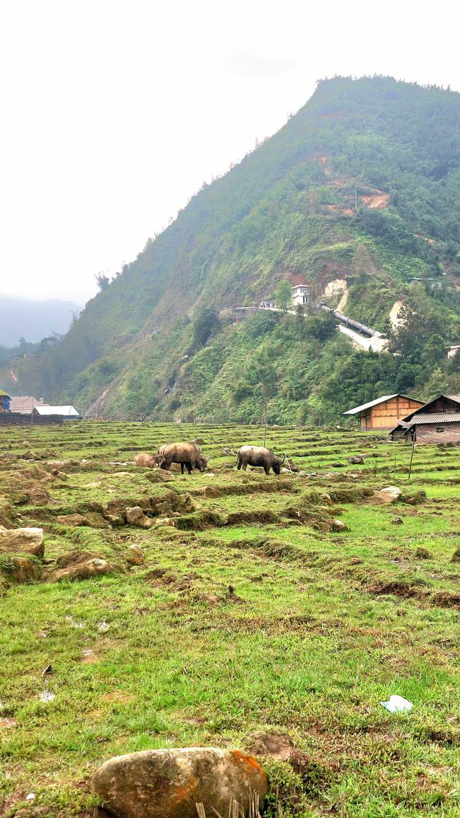 Trek v údolí Muong Hoa