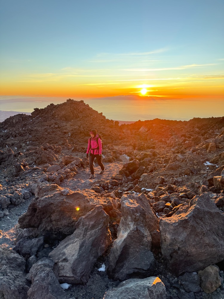 Výchdo Slunce Pico de Teide