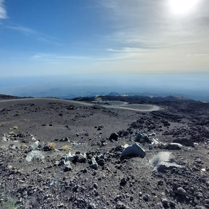 Sopka Etna výstup